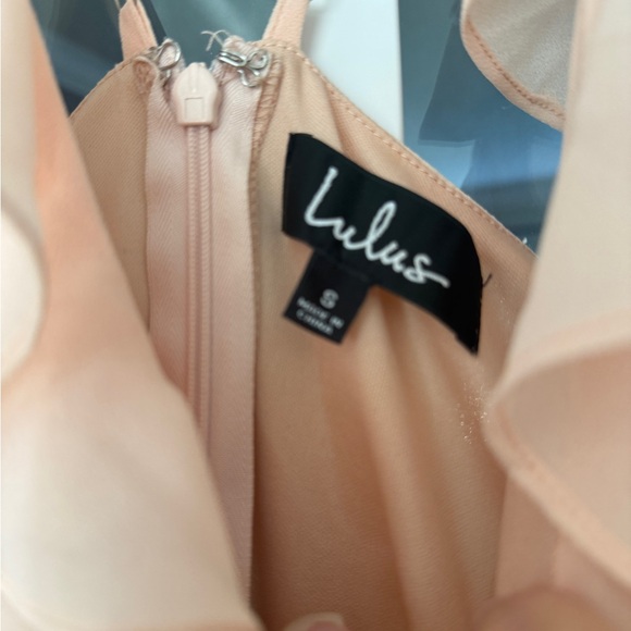 Lulu's Blush Ruffle Maxi Dress - Picture 11 of 13